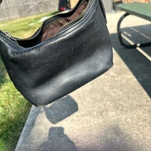 Coach Black Leather Small Bag